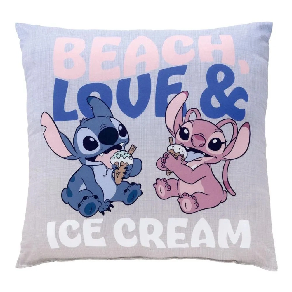 Almofada Hedrons 43x43cm Disney Stitch Ice 