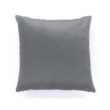 Almofada Hedrons Velvet 45x45 Ardósia