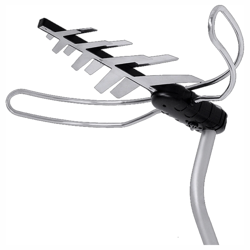 Antena Digital Externa com Suporte e Cabo 15 metros Ref: DTV-3000 Aquário 