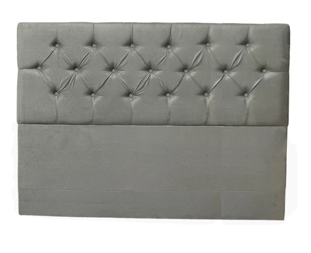 Cabeceira Cama Box Queen 160 VIPP Cinza Newsonno