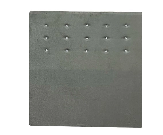 Cabeceira de Cama Box Casal 140 Milena Cinza Newsonno 