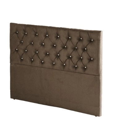 Cabeceira de Cama Box Solteiro 090 Diana Marrom Newsonno 