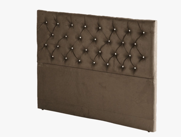 Cabeceira Diana Cama Box Queen  Marrom Newsonno