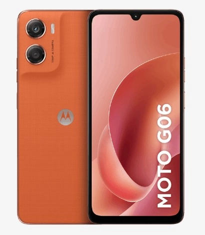 Celular Moto G06 128GB Laranja (XT2535) Motorola 