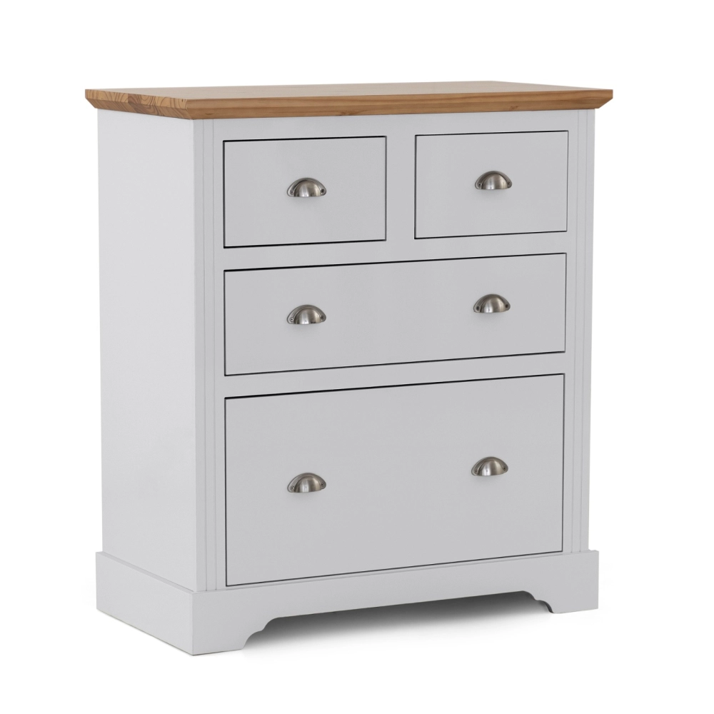 Comoda 4Gav Toledo PH60151 2+2 Branco Nevada EDEZ 