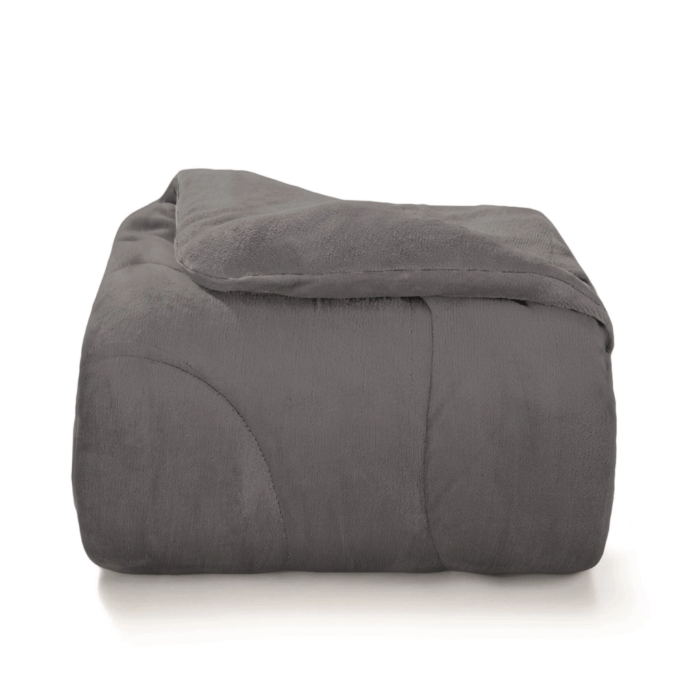 Edredom Queen 235x260 Plush Inove Ardosia Hedrons