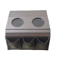 Esteira p/ Sofá c/ Porta Copo e Suporte  Controle  ESPC-0049 Tabaco Estflex