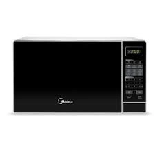 Micro-ondas Midea 20L Branco Porta Preto MRAS22 