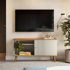 Rack Rubi Nature/Off White Linea Brasil