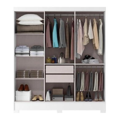 Roupeiro 6P Gliese RG140 Branco Mx Móveis